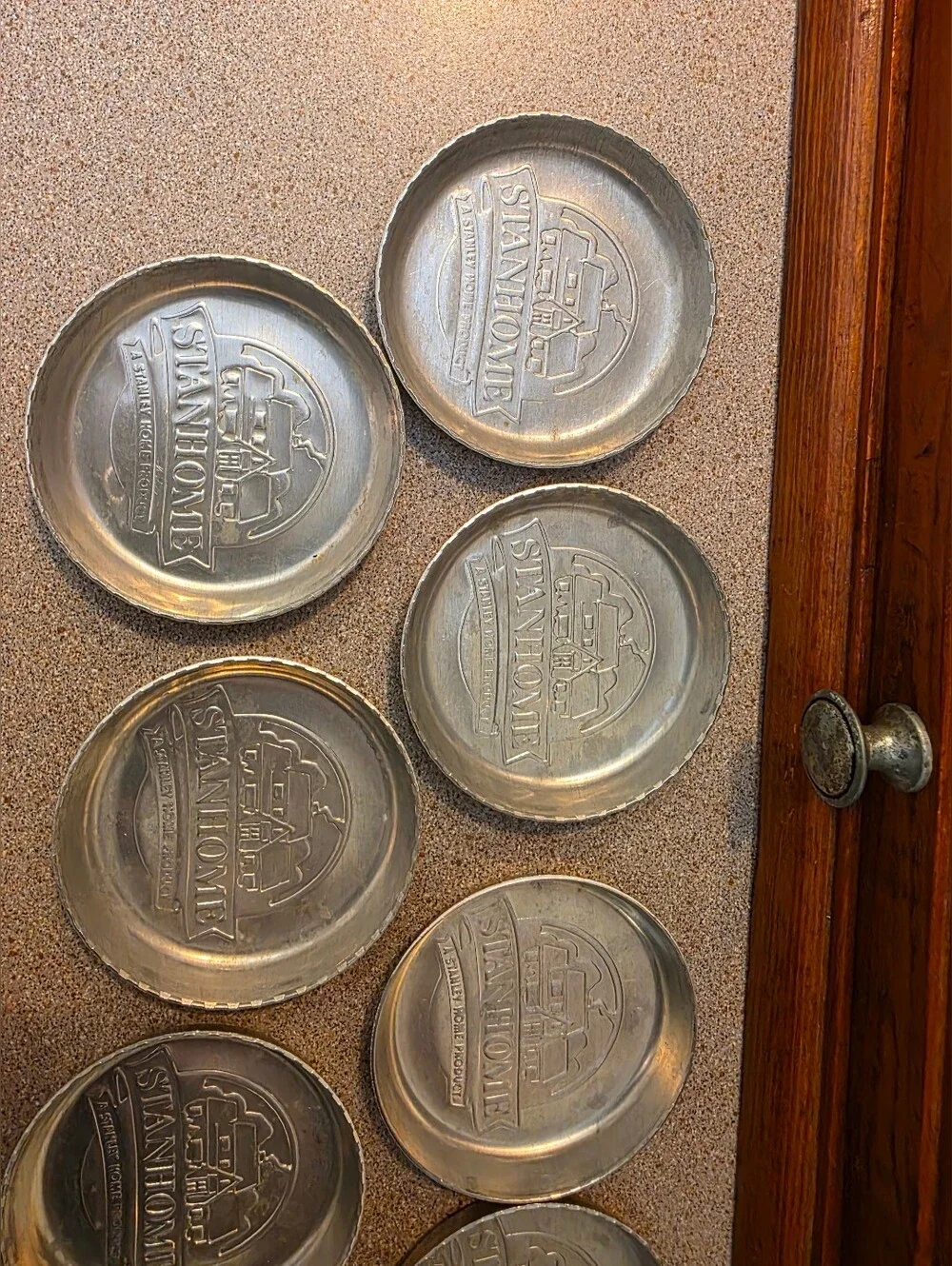 Set Of StanHome Coasters Country Vintage